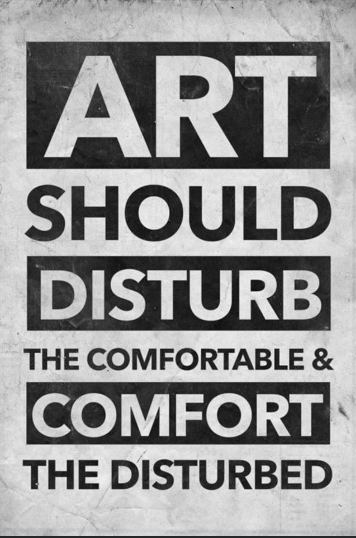 César A. Cruz - "Art should..."